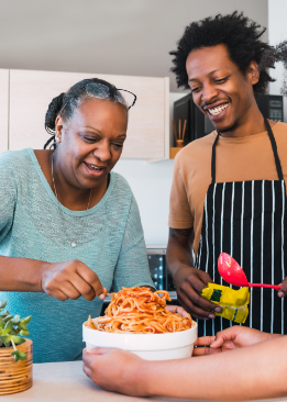 Photo illustrant le service préparation des repas